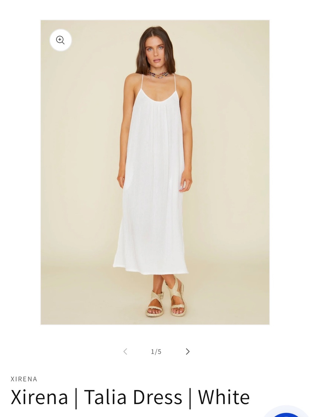 XiRENA Talia Maxi Dress in White